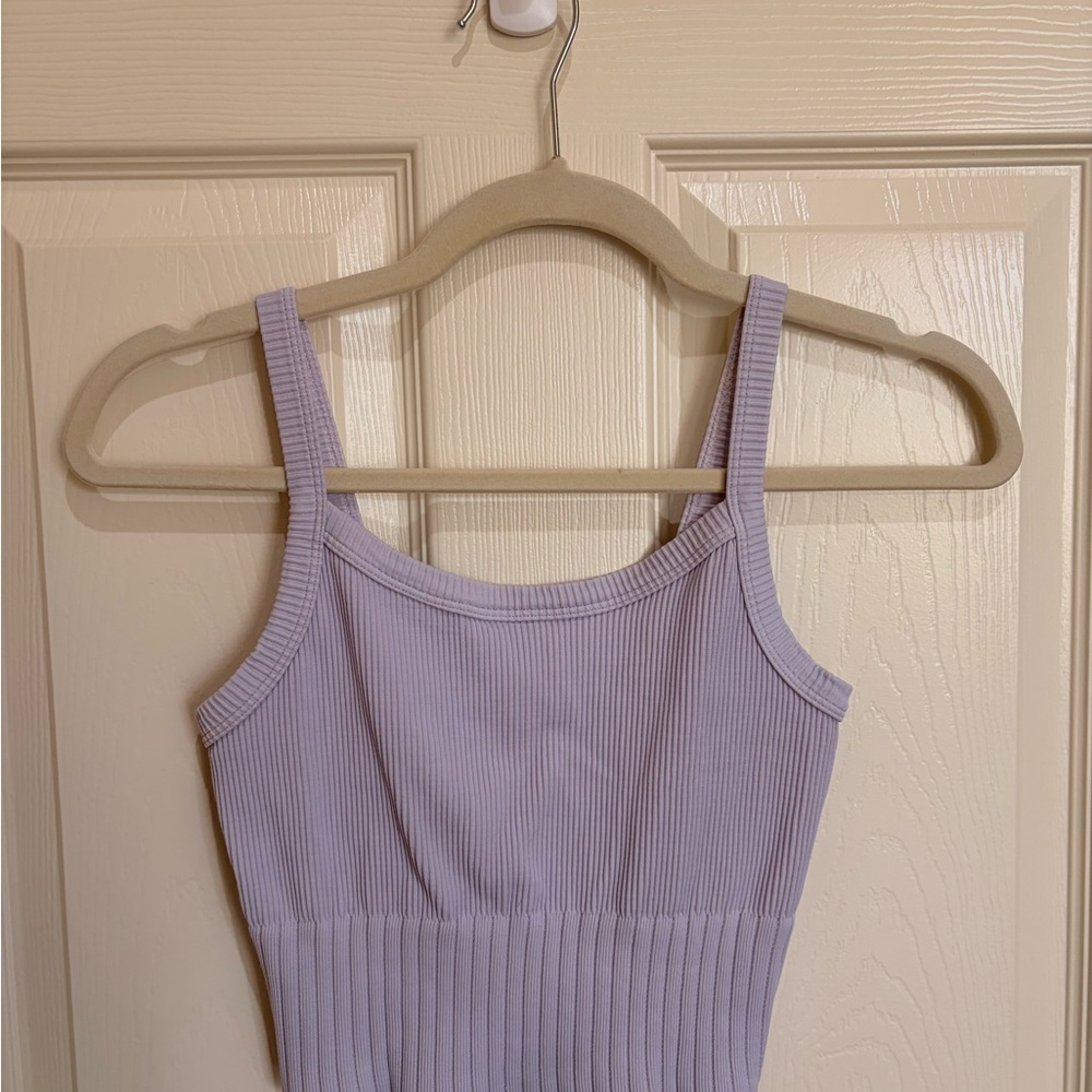Nikibiki Lilac Ribbed Tank Top- like New